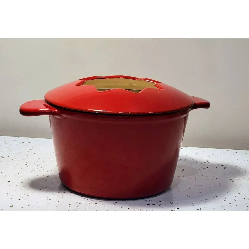 Cuisinart Enamel Cast Iron Fondue Pot (Pot and Lid Only)